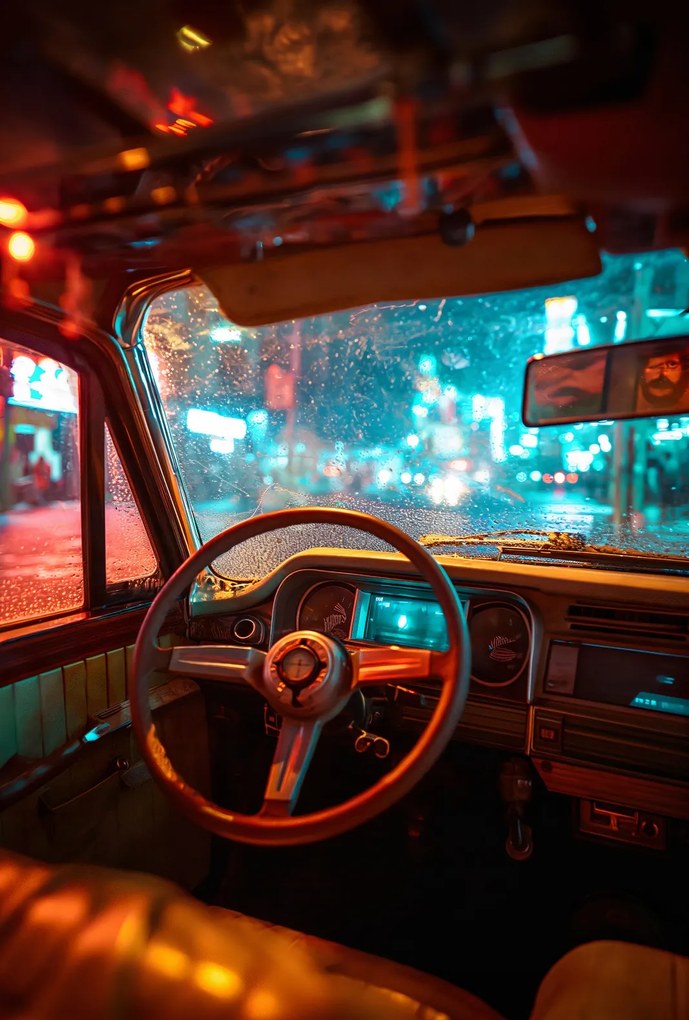 Poszter 67,5x100cm Éjszakai sofőr