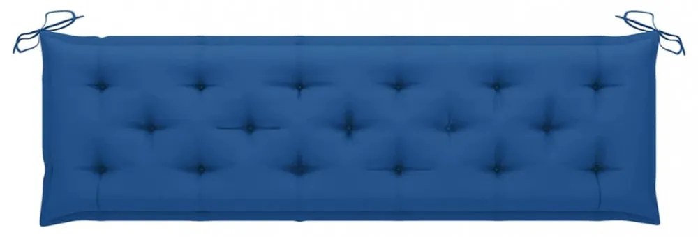 kék oxford szövet kerti padpárna 180 x 50 x 7 cm