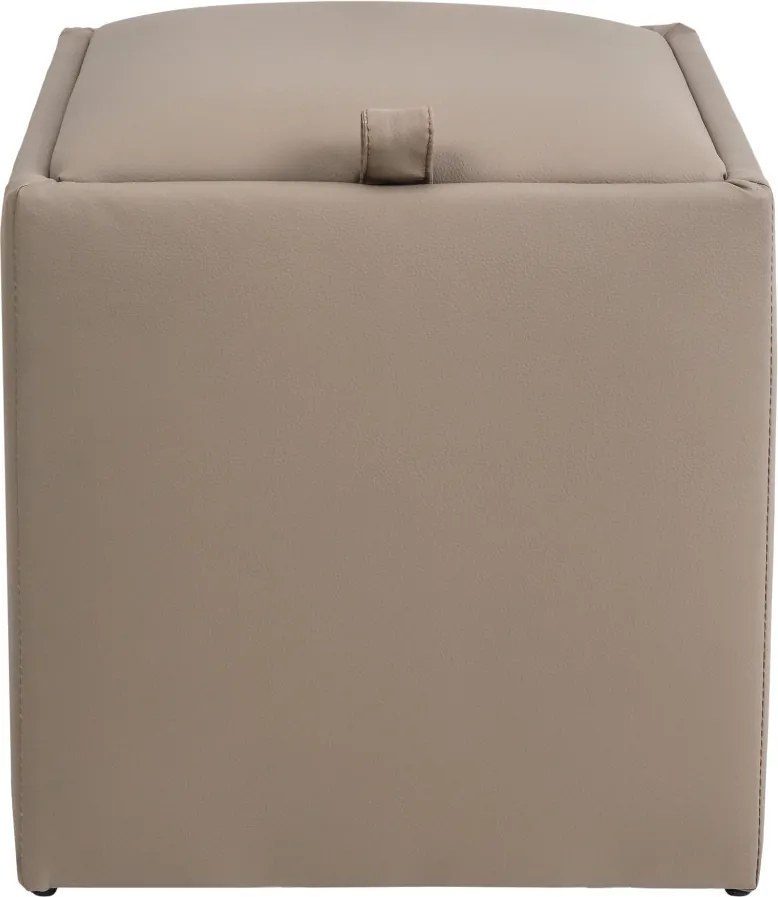 Box puff - POLY műbőr - taupe R