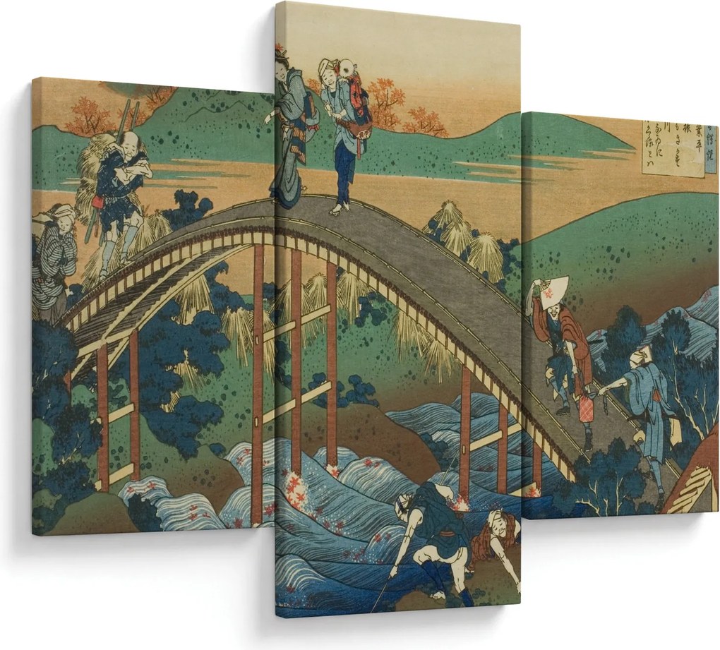 Kép - Katsushika Hokusai, Ariwara no Narihirafrom the series One Hundred, Poems Explained by the Nurse (Hyakunin isshu uba ga etoki), reprodukciók (90x60 cm)
