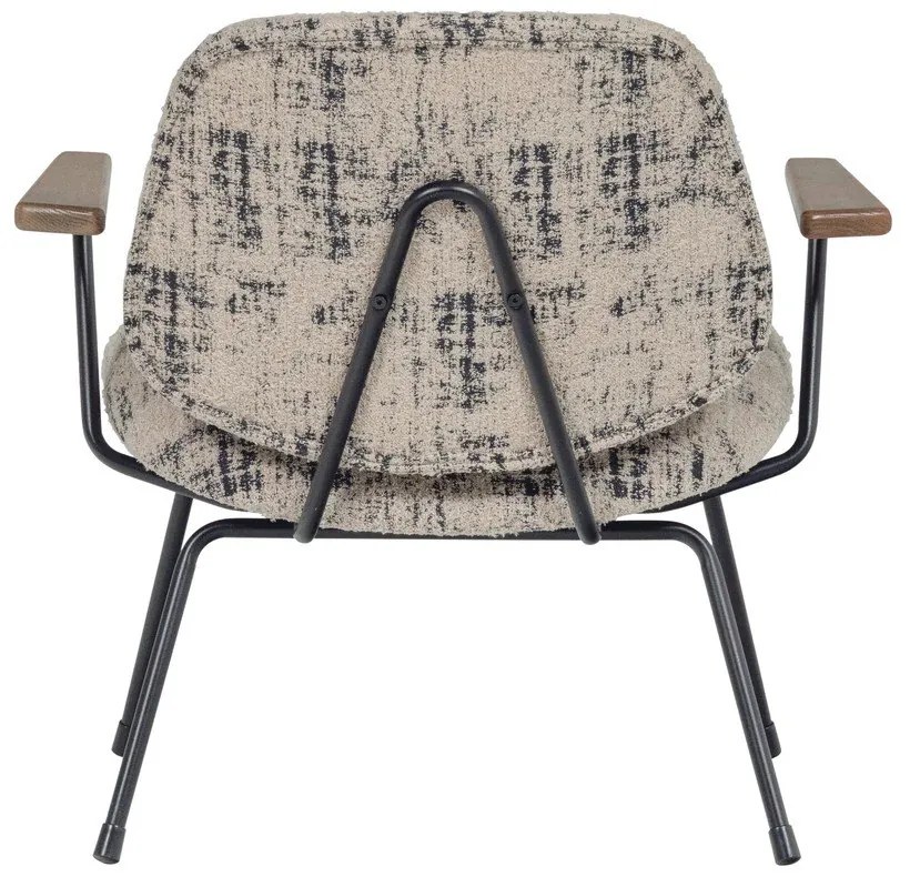 Bézs zsenília fotel Aure – WOOOD