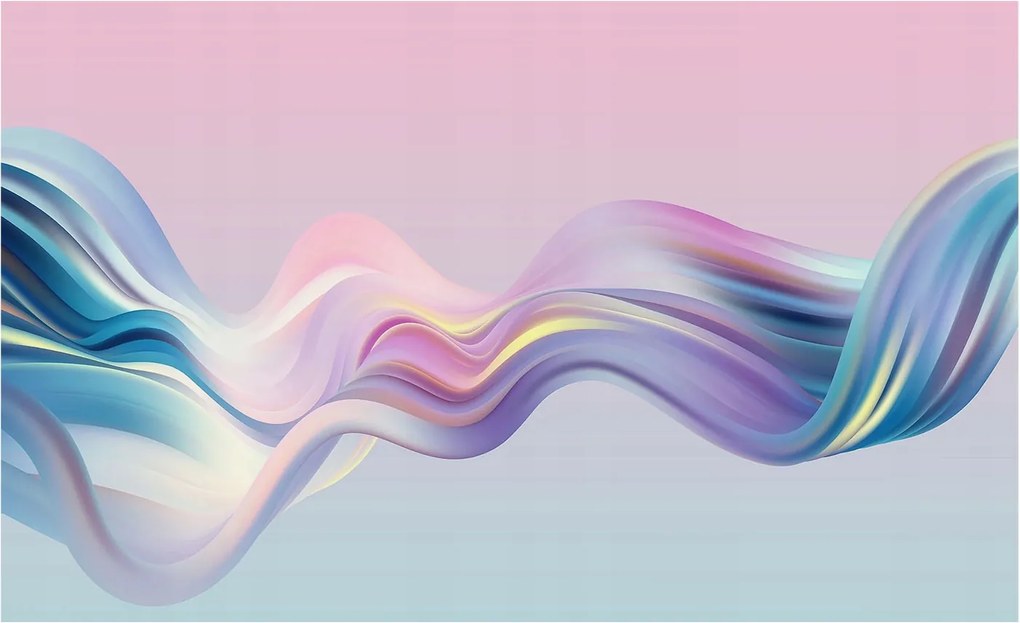 Fotótapéta Flizelin Dekoratív az irodába Színes hullámok 416x254 Ragasztó