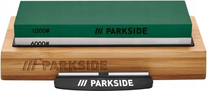 Parkside 2 az 1-ben élező szögvezetővel 1000/6000 Korund Bambusz