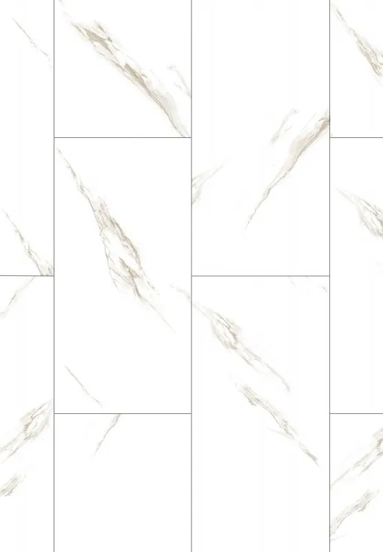 Mexen River White  vinyl padlóburkolat 610 x 305 mm SPC 6,5 mm, IXPE alátét 1,5 mm, 4 V-fuga, Jazz White