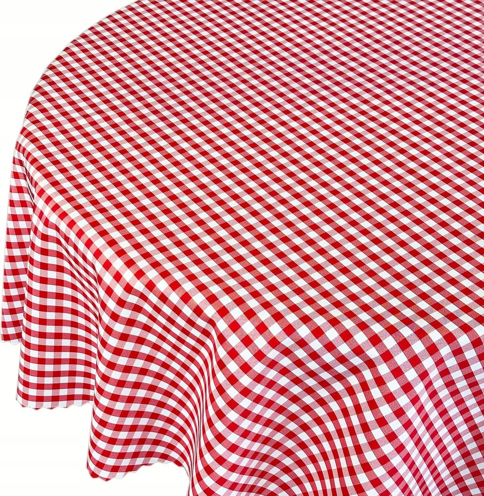 Abrosz Foltálló Asztal Greta Rács Piros Kerék Átmérő 80 cm