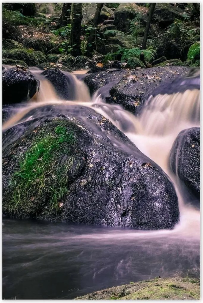 Poszterek 80x120 Folyó víz a patakban