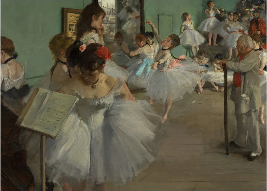 Kép - Edgar Degas, The Dance Class, reprodukciók (70x50 cm)