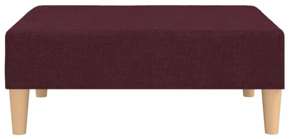 lila szövet lábzsámoly 78 x 56 x 32 cm