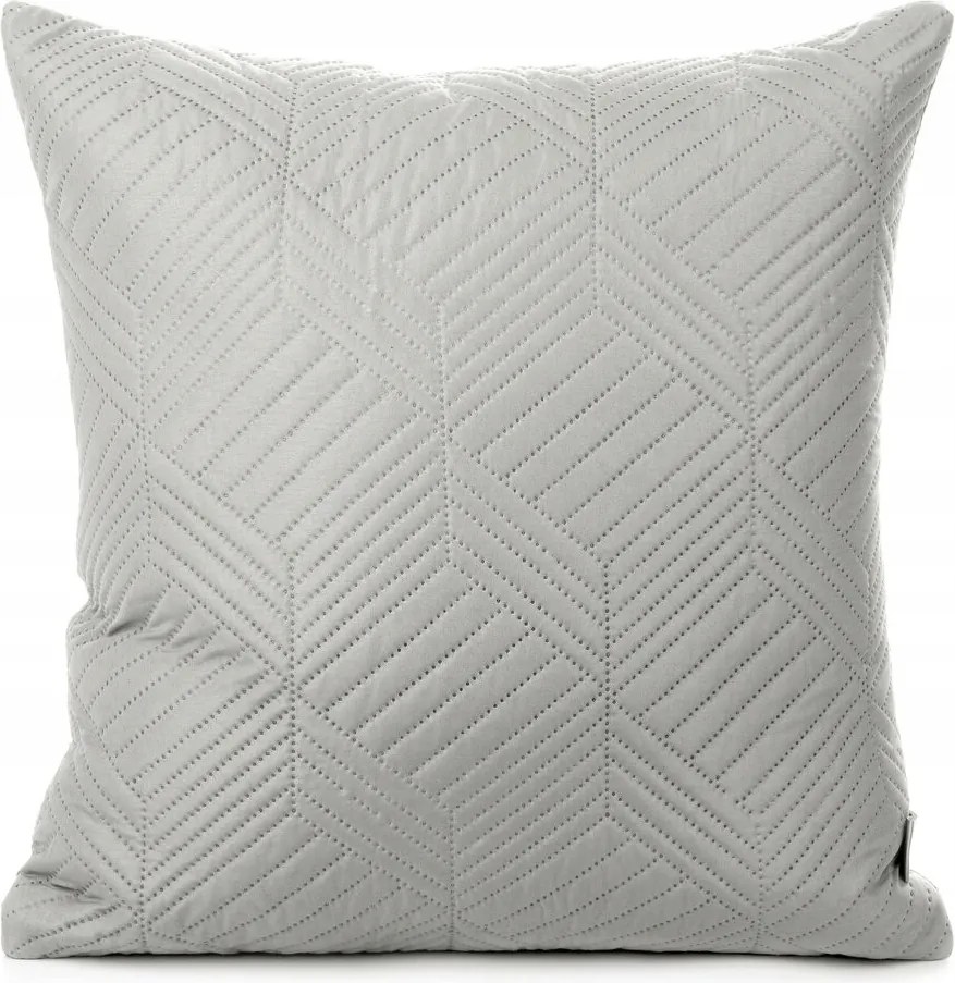 Párnahuzat BONI/2 40x40 ezüst geometrikus dekoratív