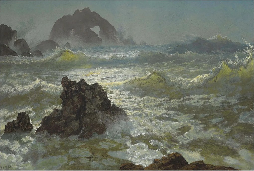 Fotótapéta Flizelina Nappali és Hálószoba Irodába Viharos tenger 104x70 Ragasztó