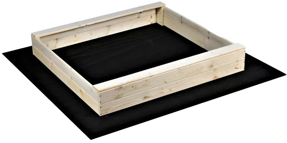 Homokozó 120cm + agrotextília
