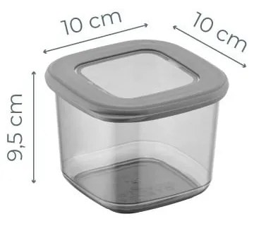 Élelmiszertartó doboz szett 3 db-os Fresco – Hermia