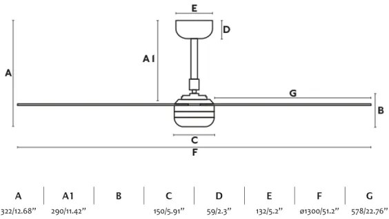 FARO 33817-21 - LED Mennyezeti ventilátor PUNT LED/24W/230V barna/fekete + távirányító