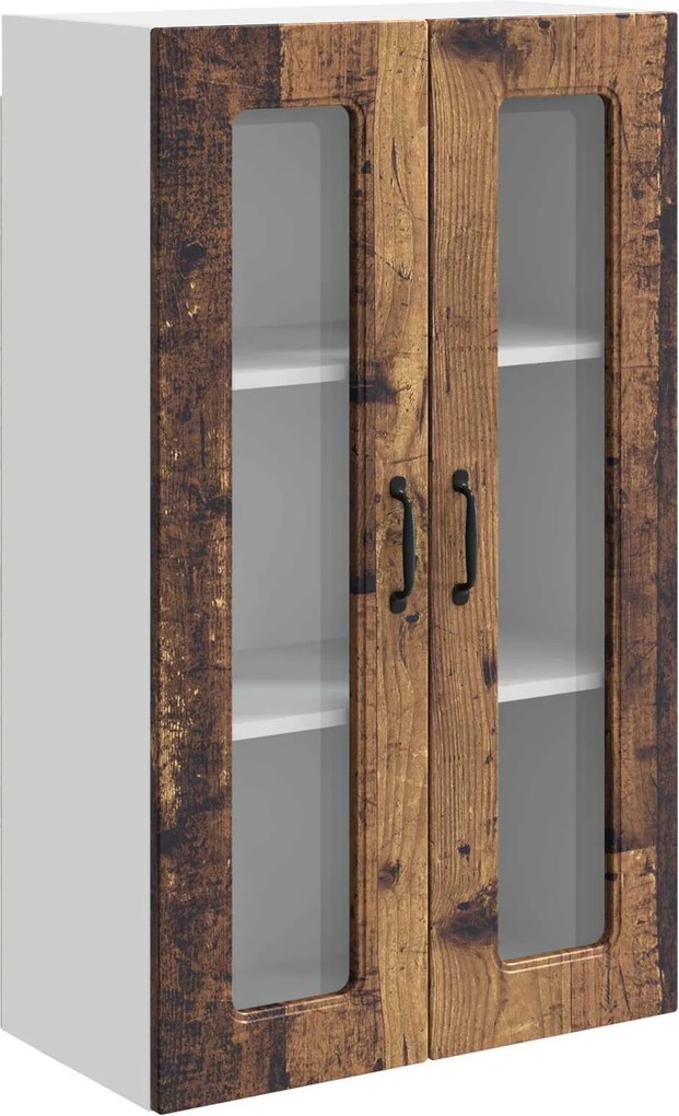 vidaXL Konyhaszekrény Kalmar Öreg fa 60 x 31 x 100 cm Faanyag
