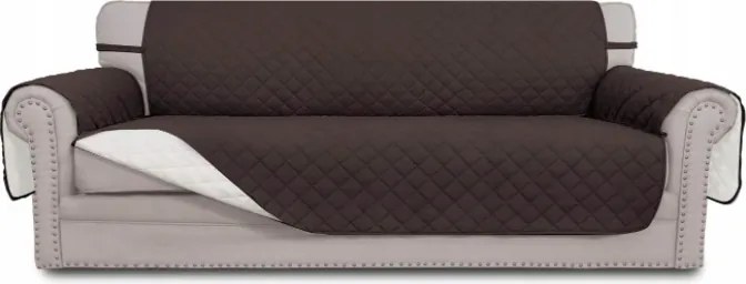 Ágytakaró Huzat Kanapé Fotel Vízálló Barna