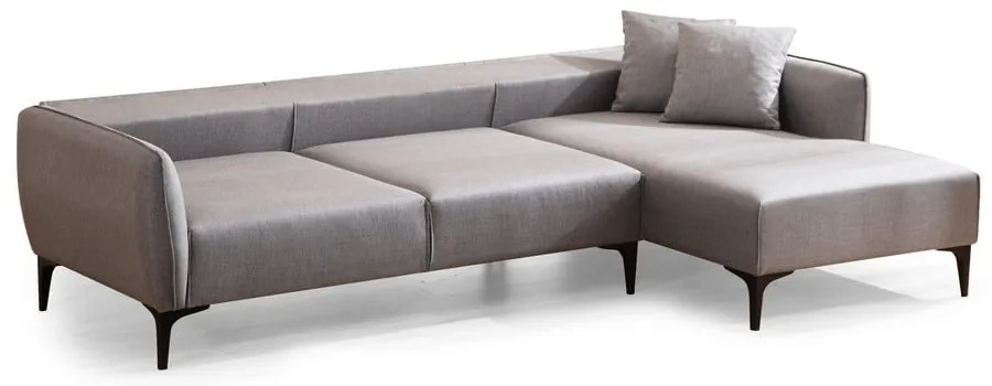 Belissimo világosszürke sarokkanapé, jobb oldali – Balcab Home