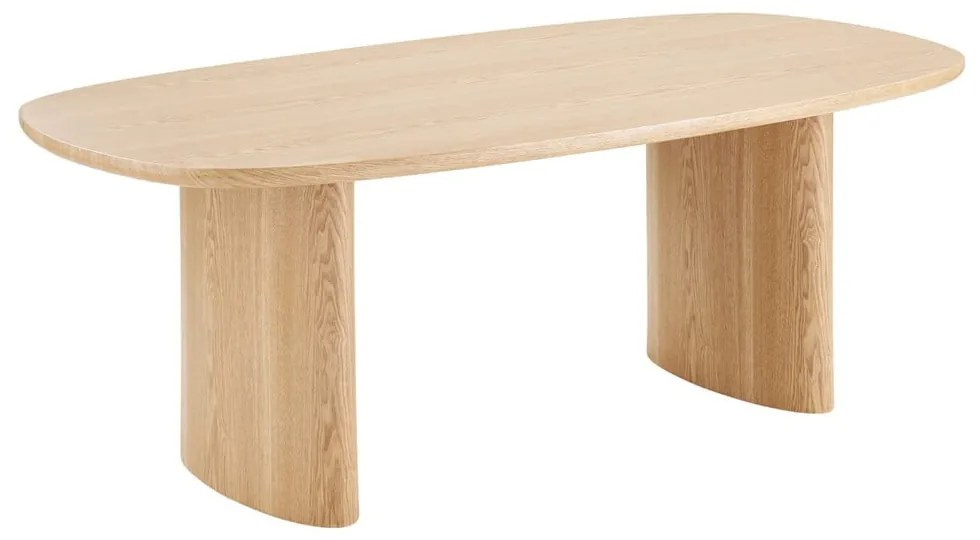 Étkezőasztal kőrisfa dekorral 110x210 cm Serra – House Nordic