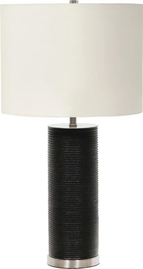 Elstead Lighting Ripple RIPPLE-TL-BLK-W Asztali lámpa 1x60W/E27