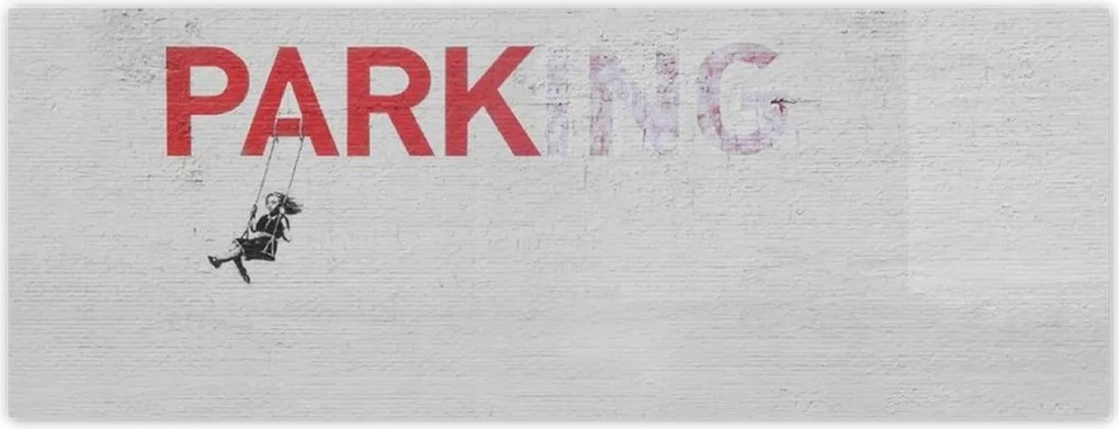 Fotótapéták 250x93 Banksy Parkoló