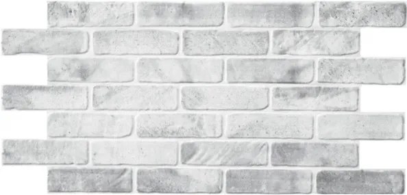3D PVC falpanel Régi szürke tégla mintás