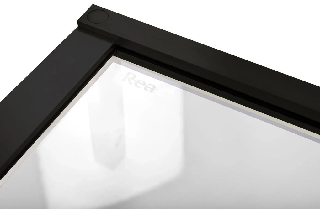 Zuhanykabin REA Hugo Double Black 100x100