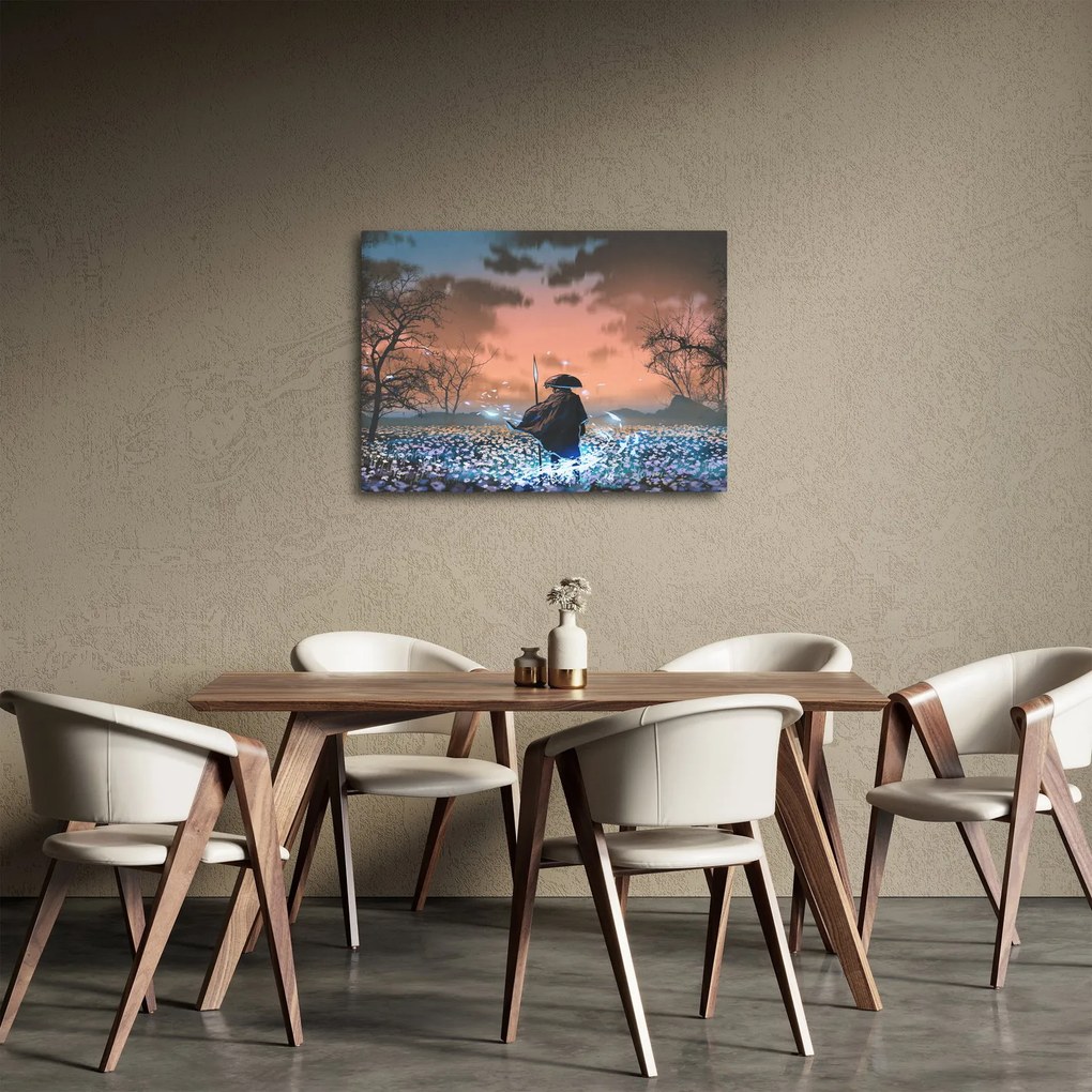 Kép - Egy harcos illusztrációja (70x50 cm)