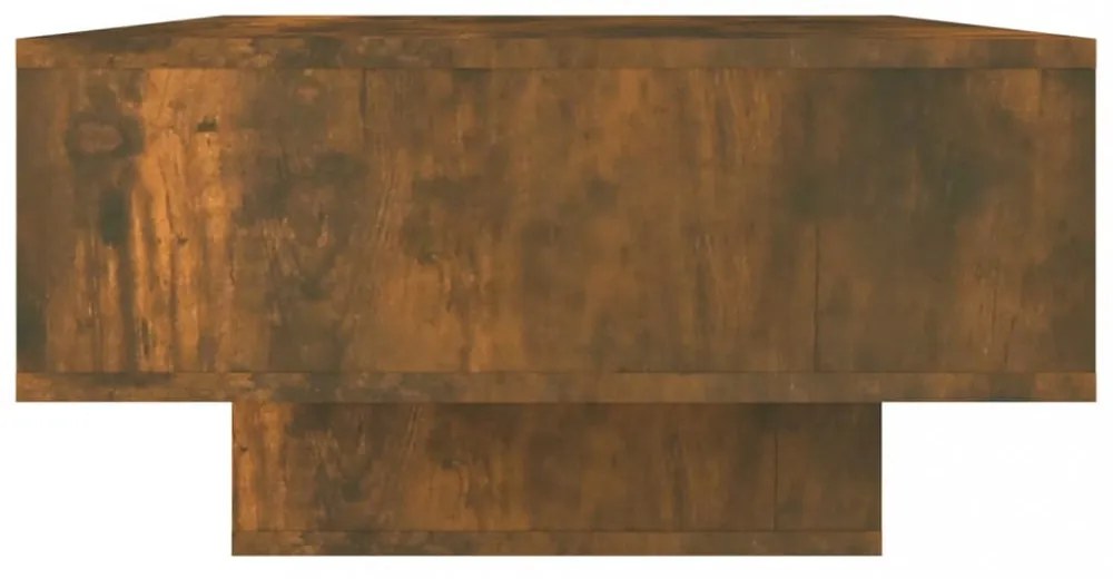 füstös tölgy színű szerelt fa dohányzóasztal 105 x 55 x 32 cm
