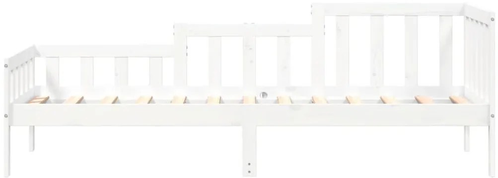 fehér tömör fenyőfa kanapéágy matrac nélkül 90 x 200 cm