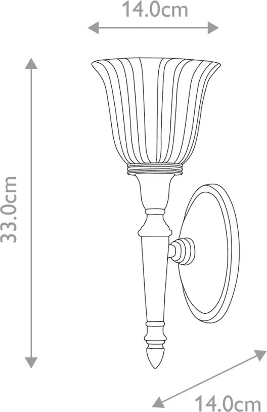 Elstead Lighting DRYDEN BATH-DRYDEN1-PC Fali lámpa 1x40W/G9 IP44