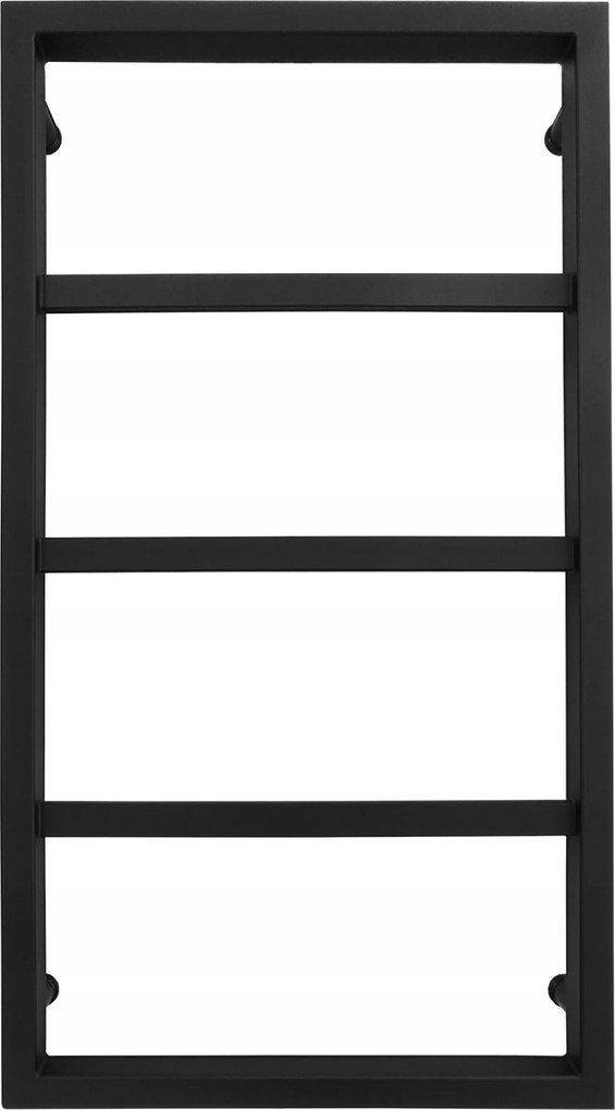 Fürdőszobai dekoratív radiátor Otis 100/53 fekete