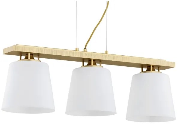 Argon 6250 - Csillár zsinóron ARDEN 3xE27/15W/230V arany