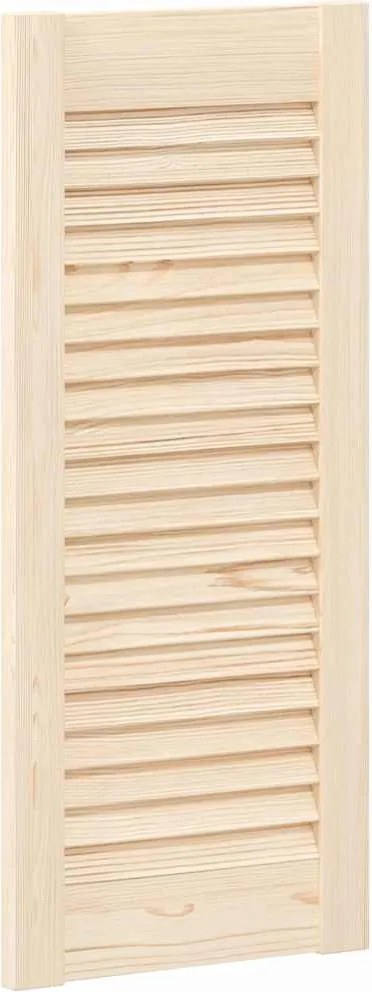 vidaXL tömör fenyőfa lamellás szekrényajtó 69x29,5 cm