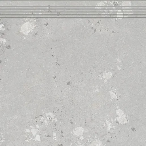 Lépcső Rako Castone cement 60x60 cm matt DCP62856.1