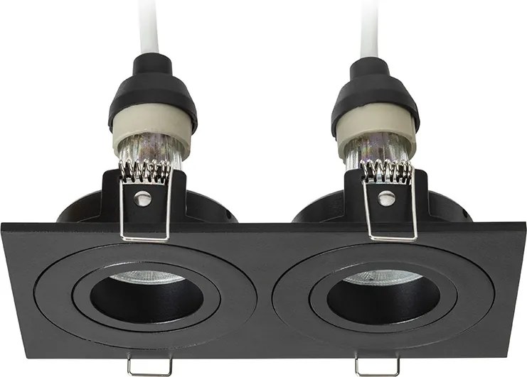 RENDL GALO II süllyesztett lámpa fekete 230V LED GU10 9W IP65