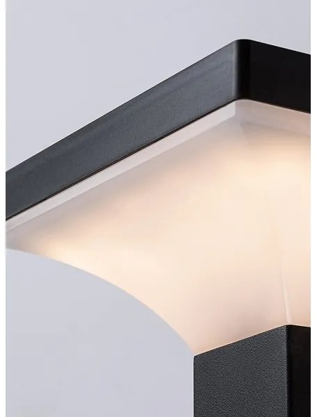 Rabalux 77044 - GELEEN LED 4W 230V IP44 fekete napelemes fali lámpa