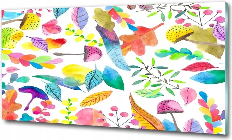 Fotó üvegkép Kaktuszok és virágok 125x50