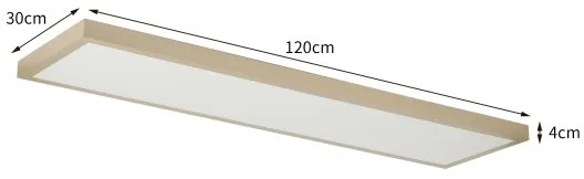 Brilagi-LED dimmelhető fürdőszobai lámpatest FRAME SMART LED/50W/230V 120x30 IP44 + távirányító