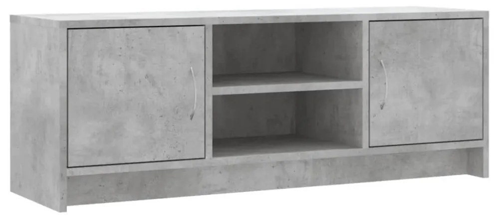 betonszürke szerelt fa TV-szekrény 102x30x37,5 cm