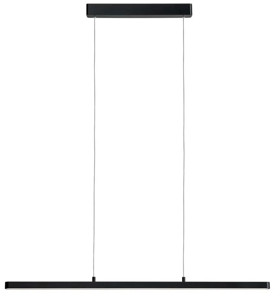 Paulmann 79693 - LED/42W Dimmelhető csillár zsinóron LENTO 230V fekete