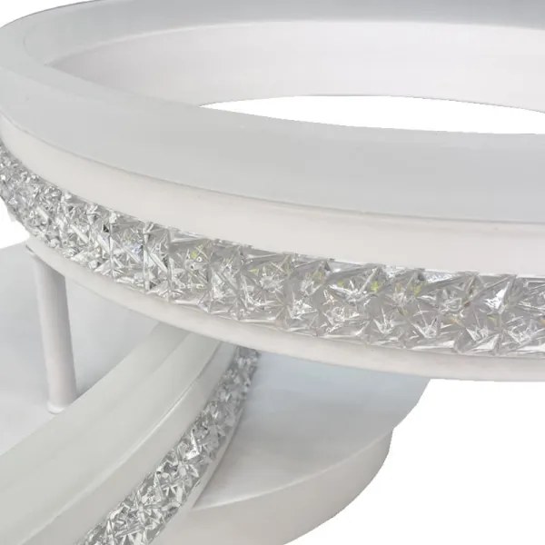 LED Dimmelhető felületre szerelhető csillár LED/110W/230V 3000-6500K + távirányítás