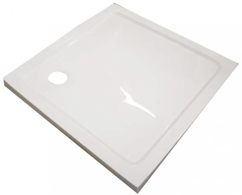 Modena Slim szögletes alacsony akril zuhanytálca 80x80 cm