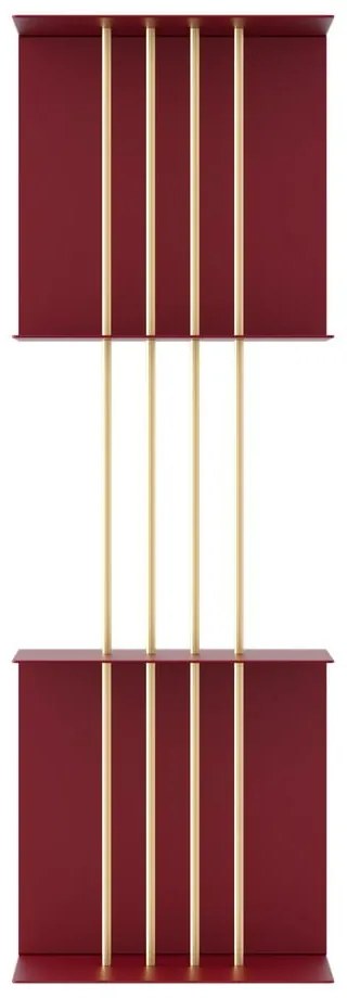 Piros fém fali polc Teaser – UMAGE