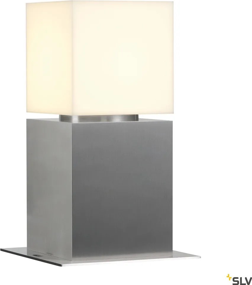 SLV 1000344 SQUARE Modern Kültéri Állólámpa Rozsdamentes Acél E27 IP44