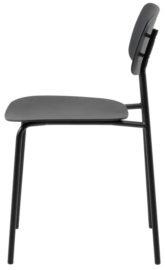 Fekete étkezőszék szett 2 db-os Kirkland – Unique Furniture