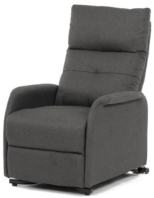 Elektromos vezérlésű szürke szövet dönthető fotel. TV-5482 GREY2