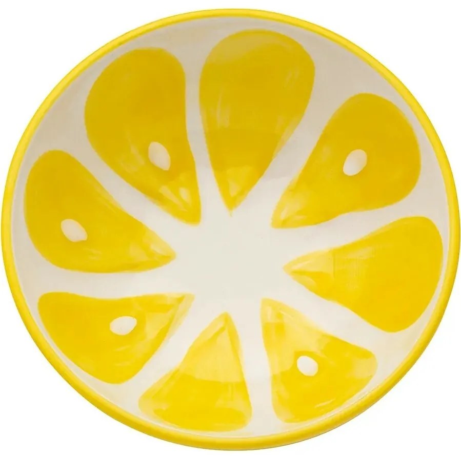 Altom Tropicana kerámia tálkészlet citrom 12,5 cm, 2 db