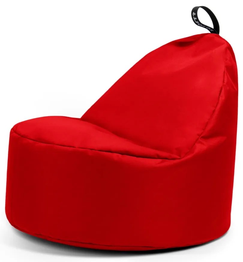 Piros babzsákfotel Round L – So Soft?