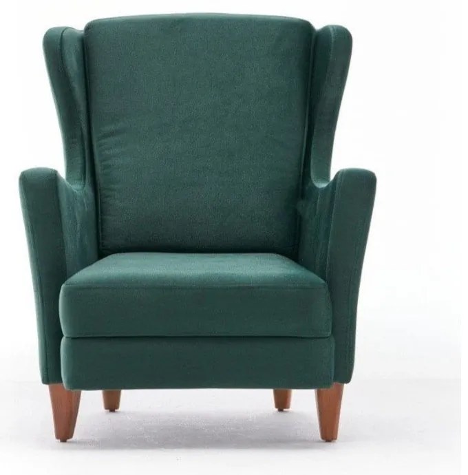 Zöld füles fotel Lola Brejer – Artie