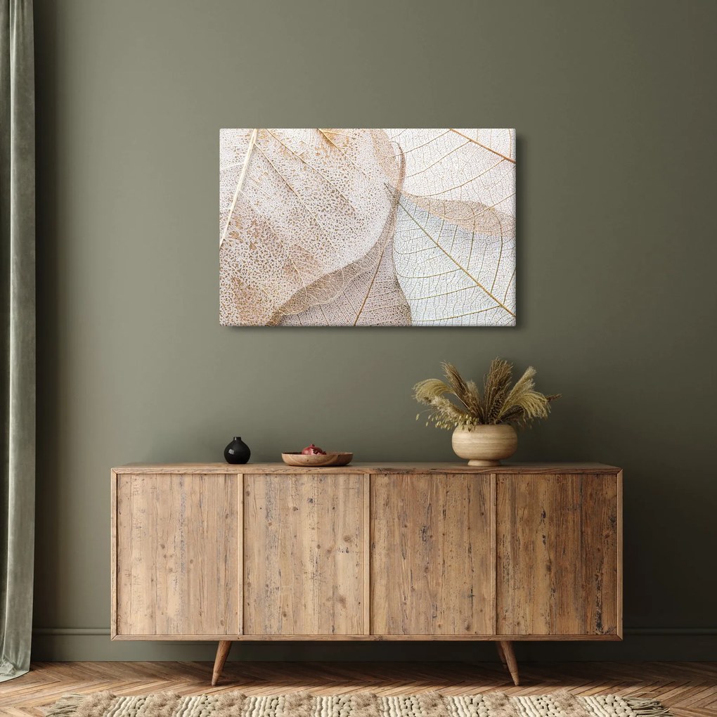Kép - Bézs levelek (90x60 cm)