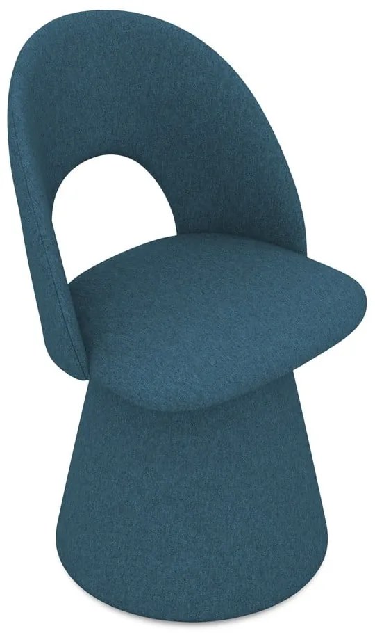 Kék kárpitozott étkezőfotel Kalo – Makamii